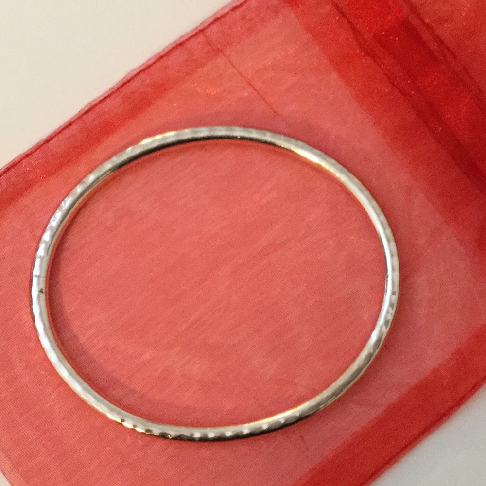 Mexican Sterling Silver Hammered Bracelet